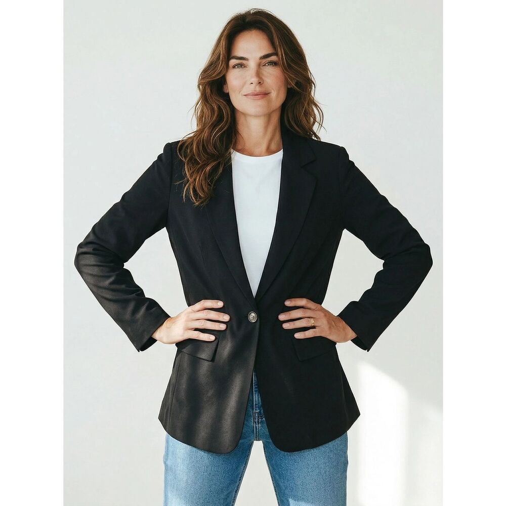 Wild Fable Black Blazer Boyfriend Jacket